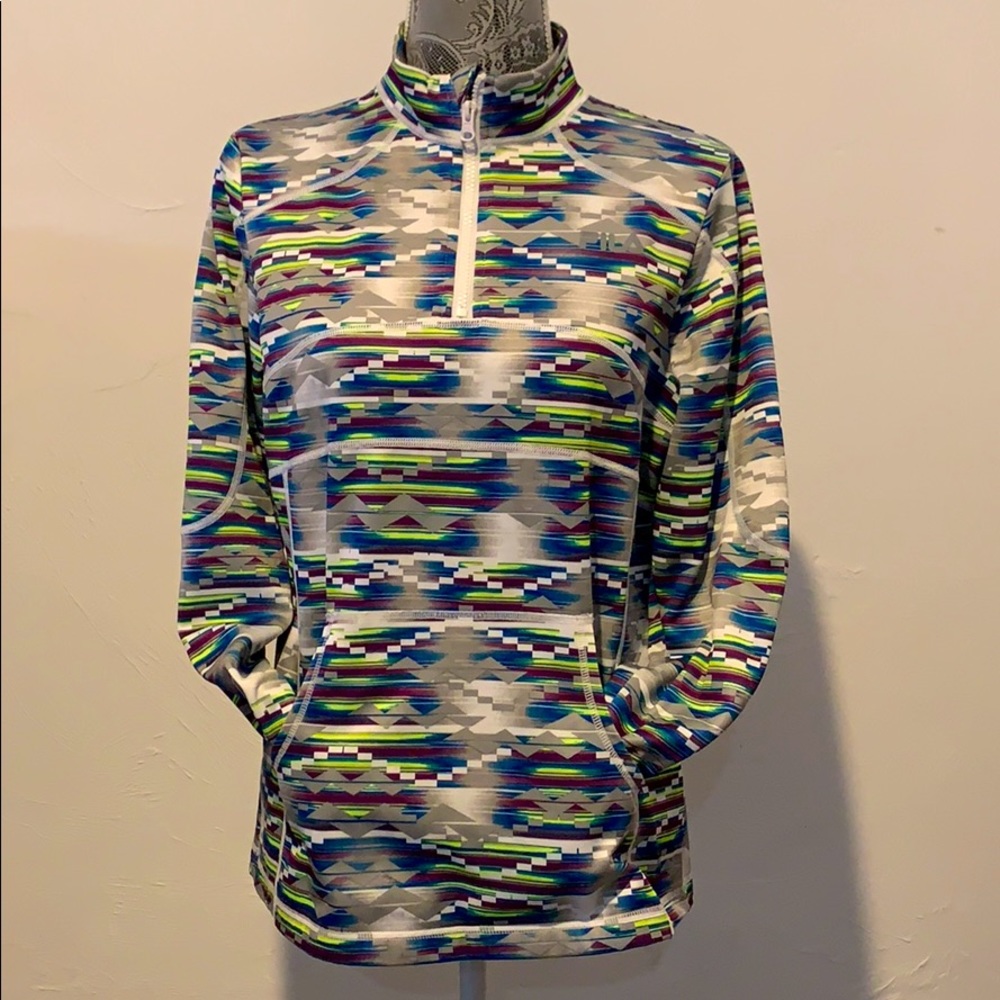 Fila Sport women’s quarter zip Track Jacket sz L